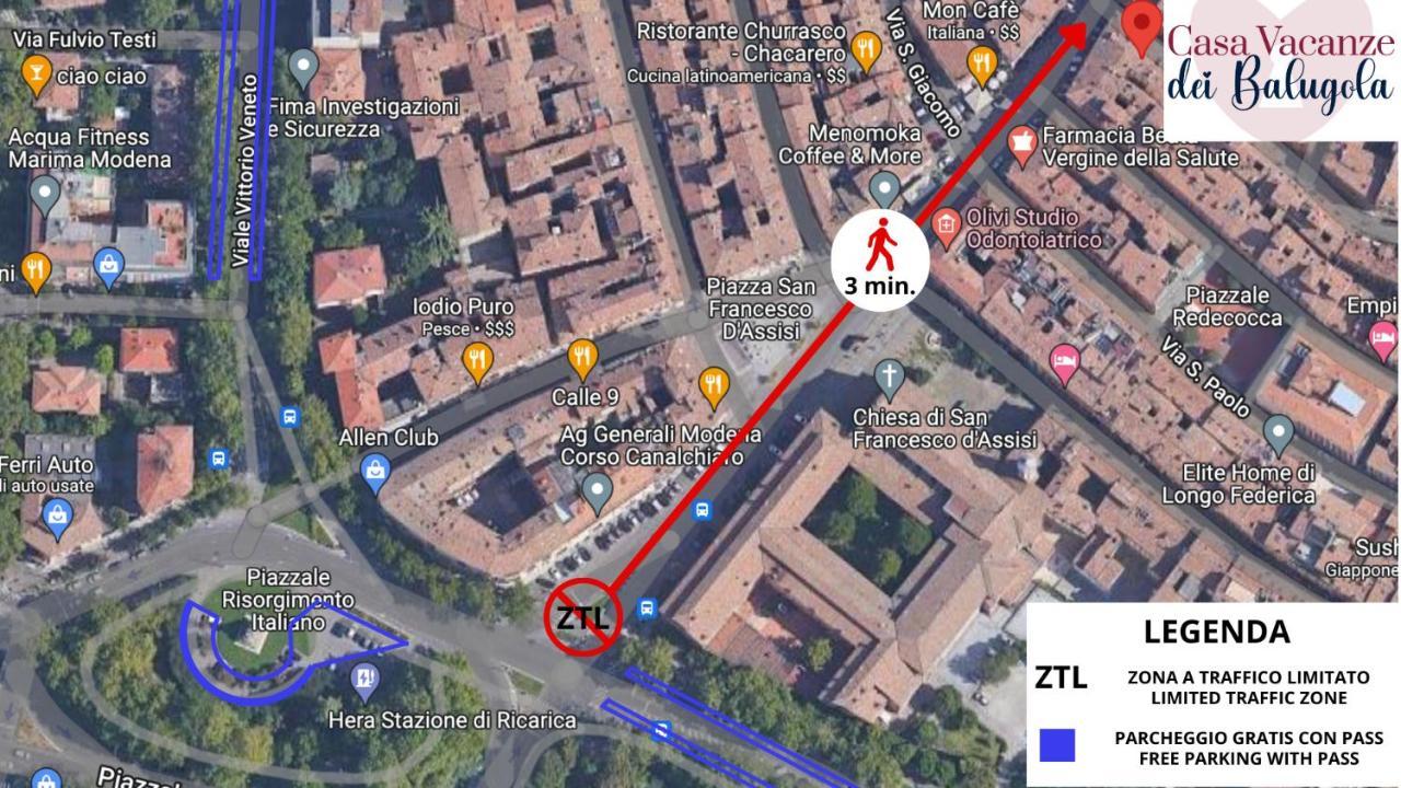 GhirlandinaFavoloso Appartamento In Pieno Centro Módena Exterior foto